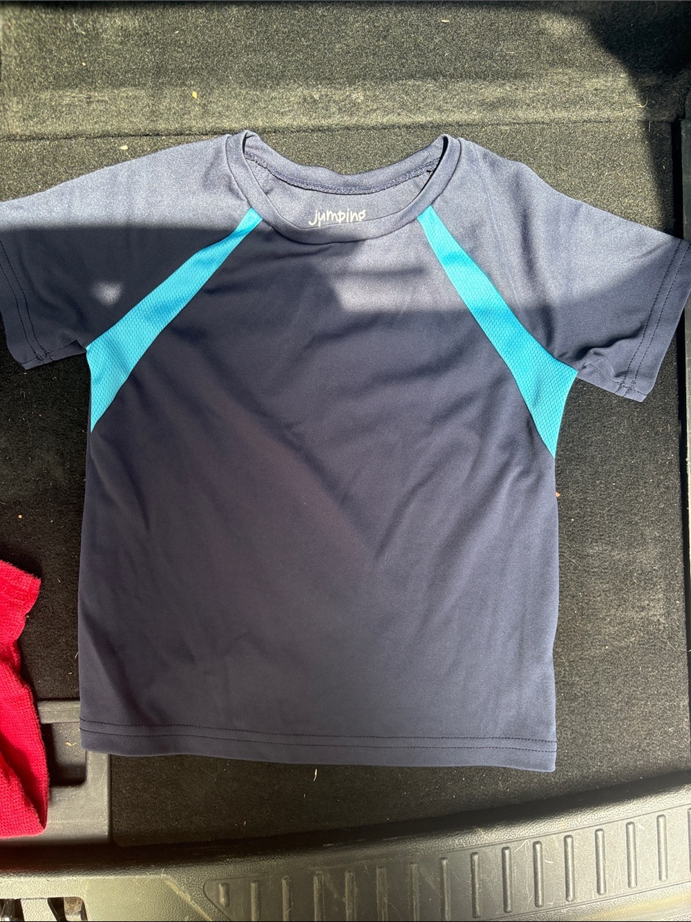 jumping beans Navy Tee with Teal Accent